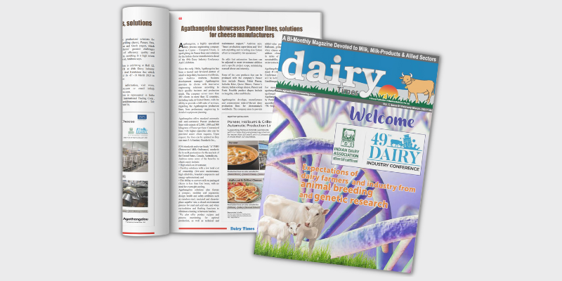 Agathangelou In Dairy Times Magazine